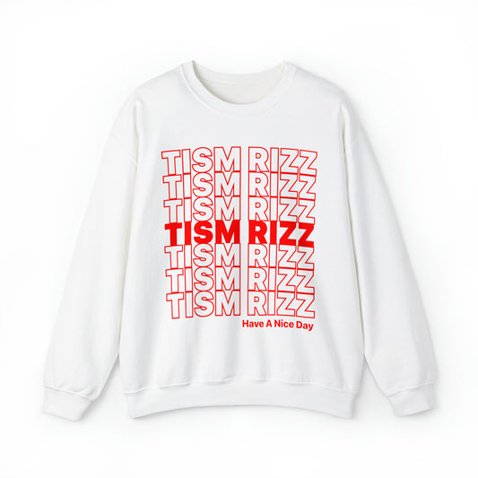 Tism Rizz - Perfect Heavy Blend™ Crewneck Sweatshirt