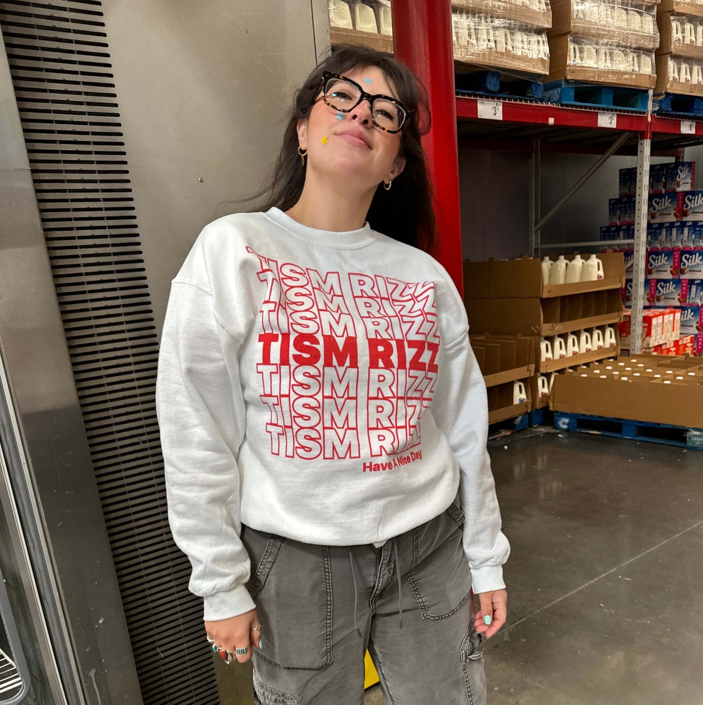 Tism Rizz - Perfect Heavy Blend™ Crewneck Sweatshirt